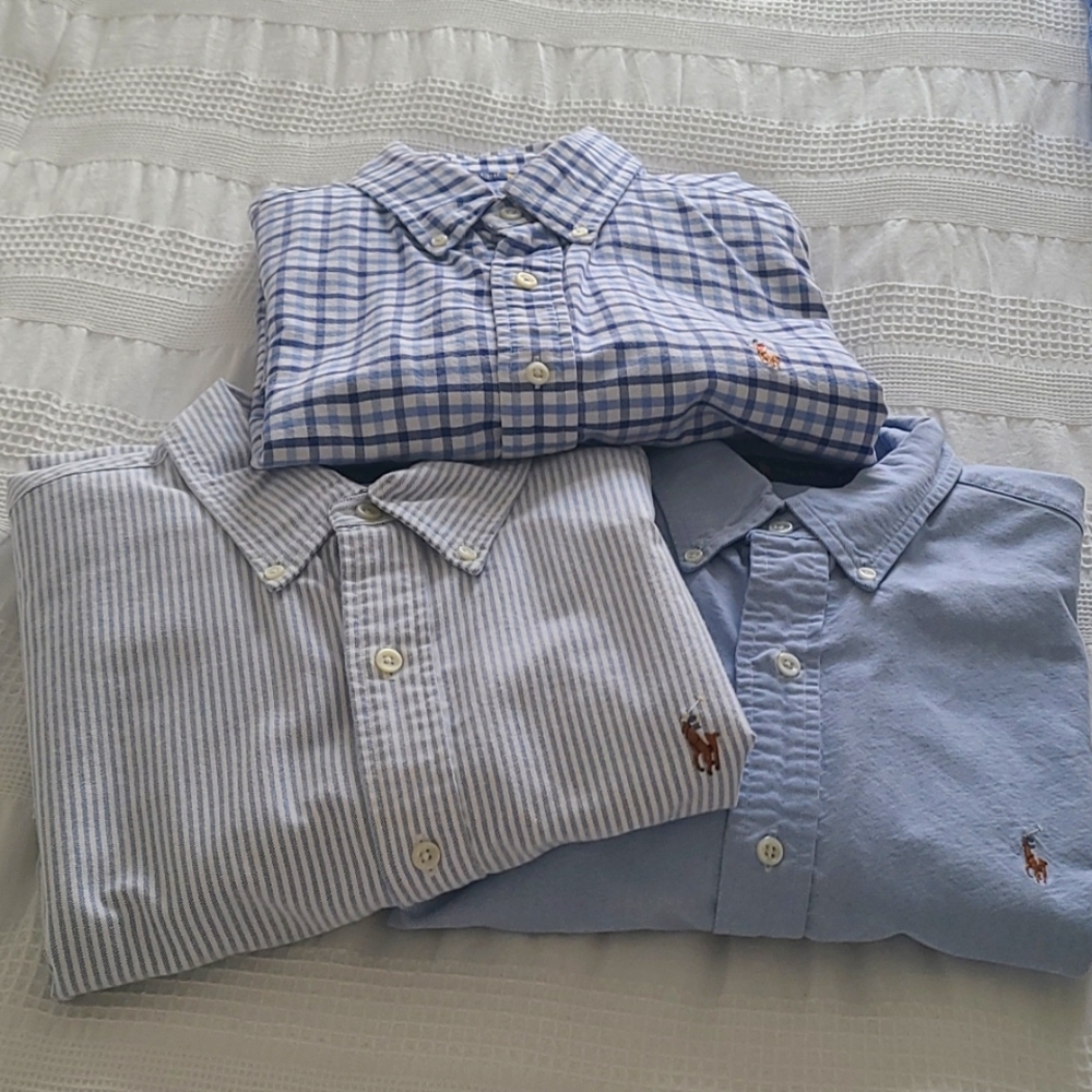 Mens Ralph Lauren Oxford Long Sleeve